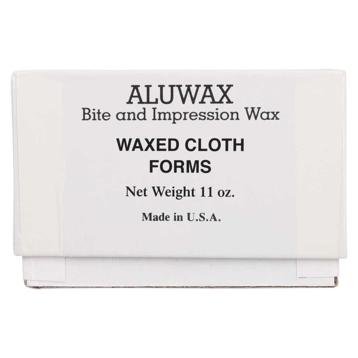 Aluwax Waxed Bite & Impression Cloth Forms, 50/Box thumbnail 3