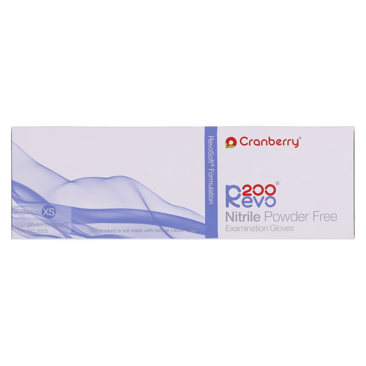 Cranberry Revo200® Nitrile Exam Gloves, Powder Free, Latex Free, Extra Small, Dark Blue, 200/Box, CR3205 thumbnail 7