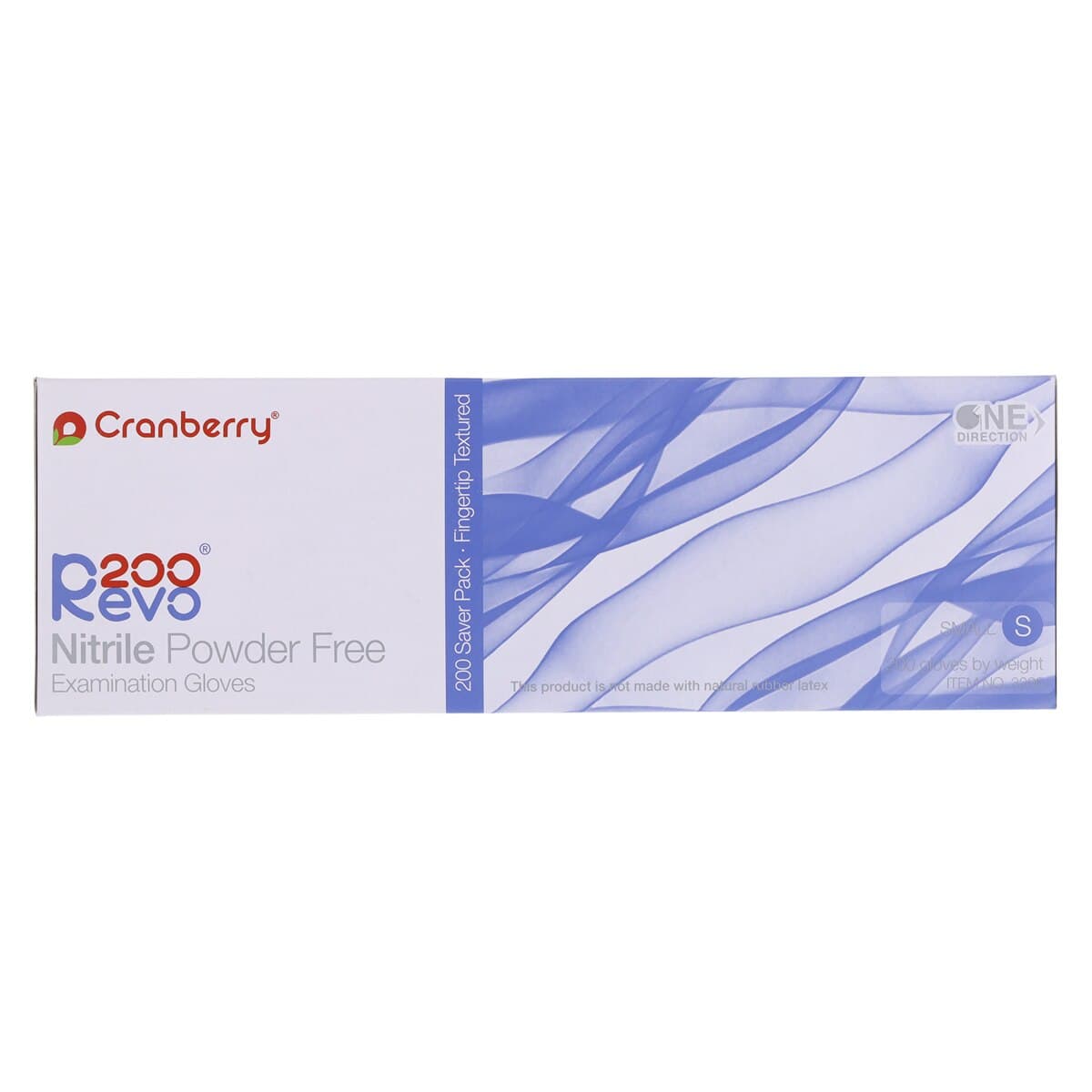 Cranberry Revo200 Nitrile Examination Gloves, Powder-Free, Latex-Free, Small, Dark Blue, 200/Box, CR3206 thumbnail 6