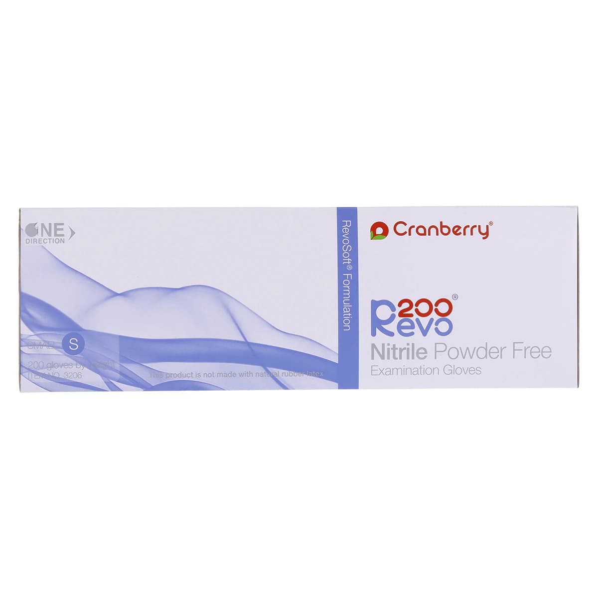 Cranberry Revo200 Nitrile Examination Gloves, Powder-Free, Latex-Free, Small, Dark Blue, 200/Box, CR3206 thumbnail 7
