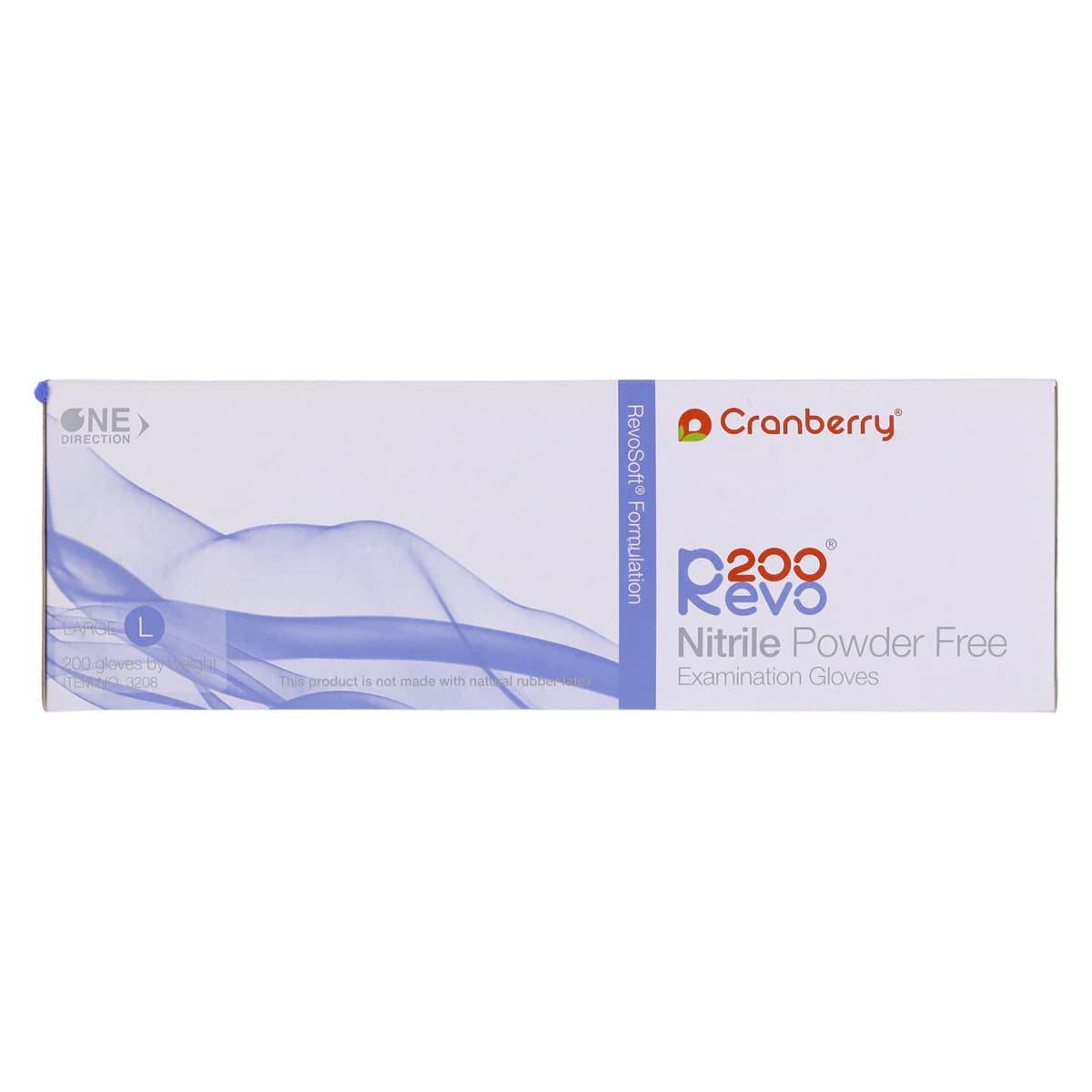 Cranberry Revo200 Nitrile Examination Gloves, Powder-Free, Latex-Free, Large, Dark Blue, 200/Box, CR3208 thumbnail 7