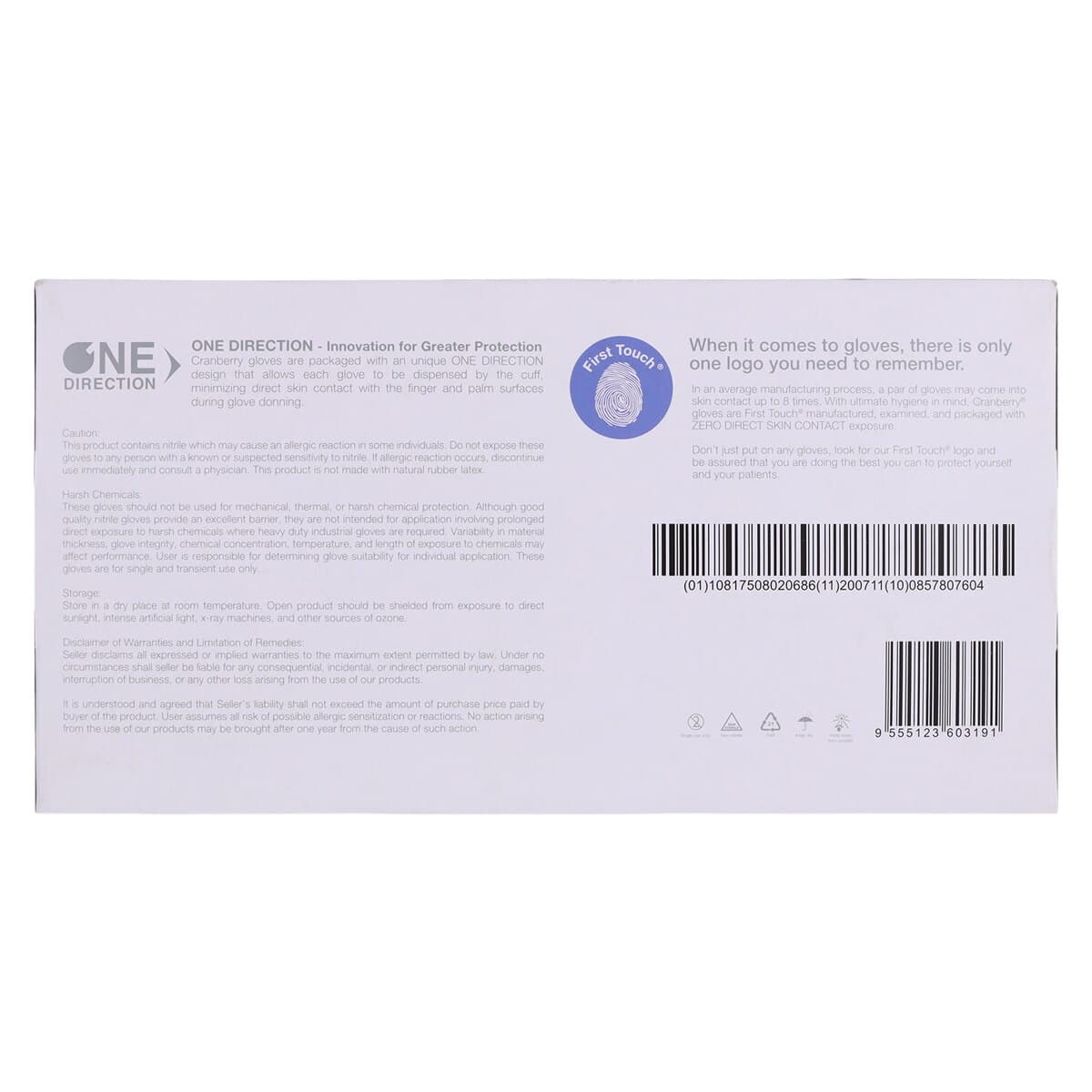 Cranberry Revo200 Nitrile Examination Gloves, Powder-Free, Latex-Free, Extra Large, Dark Blue, 200/Box, CR3209 thumbnail 10