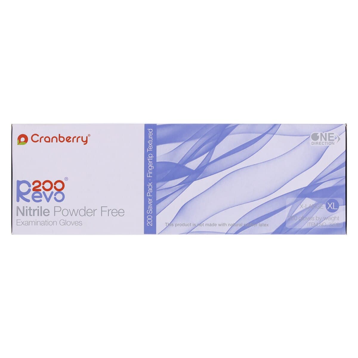 Cranberry Revo200 Nitrile Examination Gloves, Powder-Free, Latex-Free, Extra Large, Dark Blue, 200/Box, CR3209 thumbnail 6