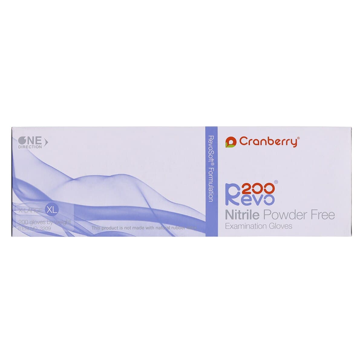 Cranberry Revo200 Nitrile Examination Gloves, Powder-Free, Latex-Free, Extra Large, Dark Blue, 200/Box, CR3209 thumbnail 7