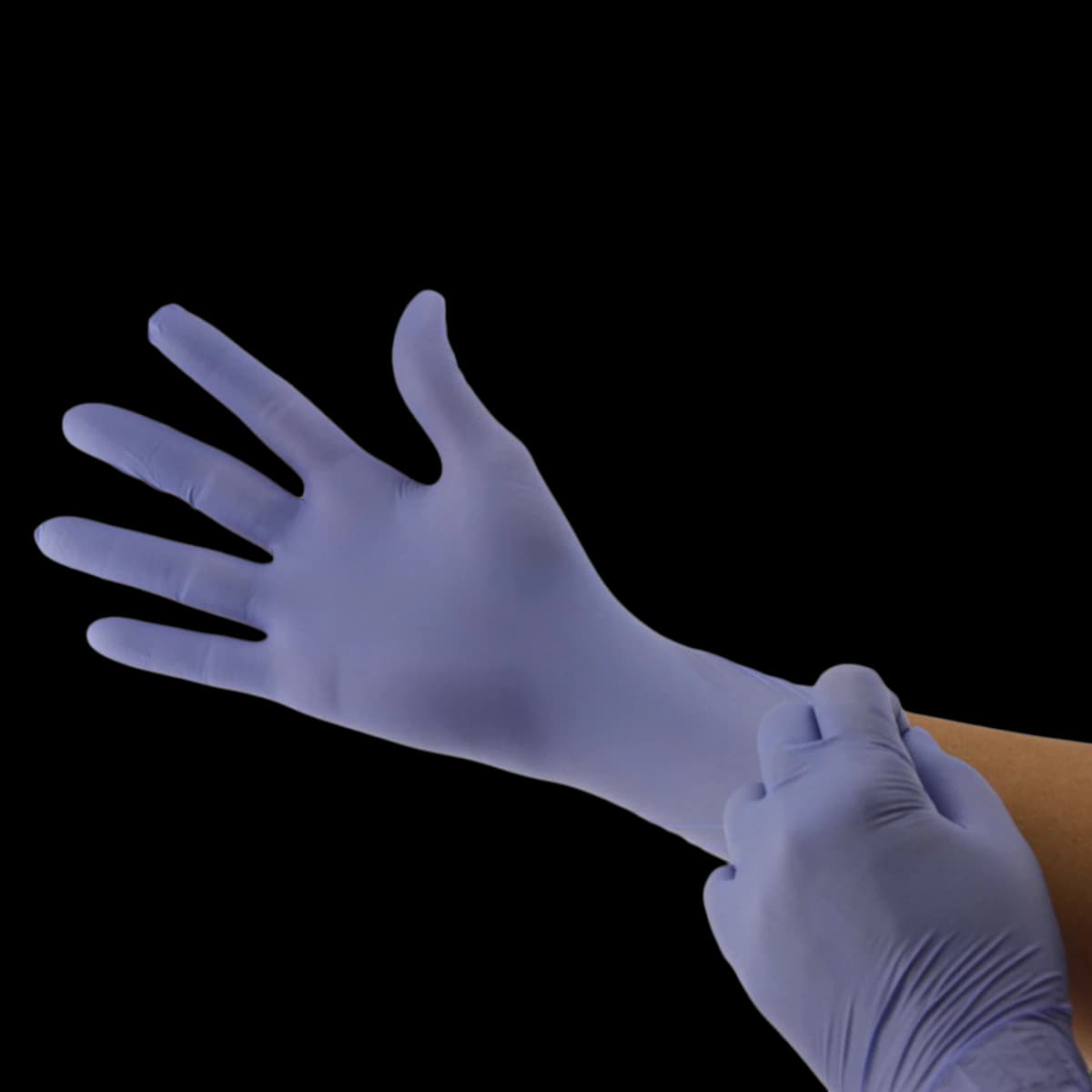 Cranberry Revo200 Nitrile Examination Gloves, Powder-Free, Latex-Free, Extra Large, Dark Blue, 200/Box, CR3209 - Revo200 Nitrile Examination Gloves, Powder-Free, Extra Large, 200/Box, CR3209 - Image 1