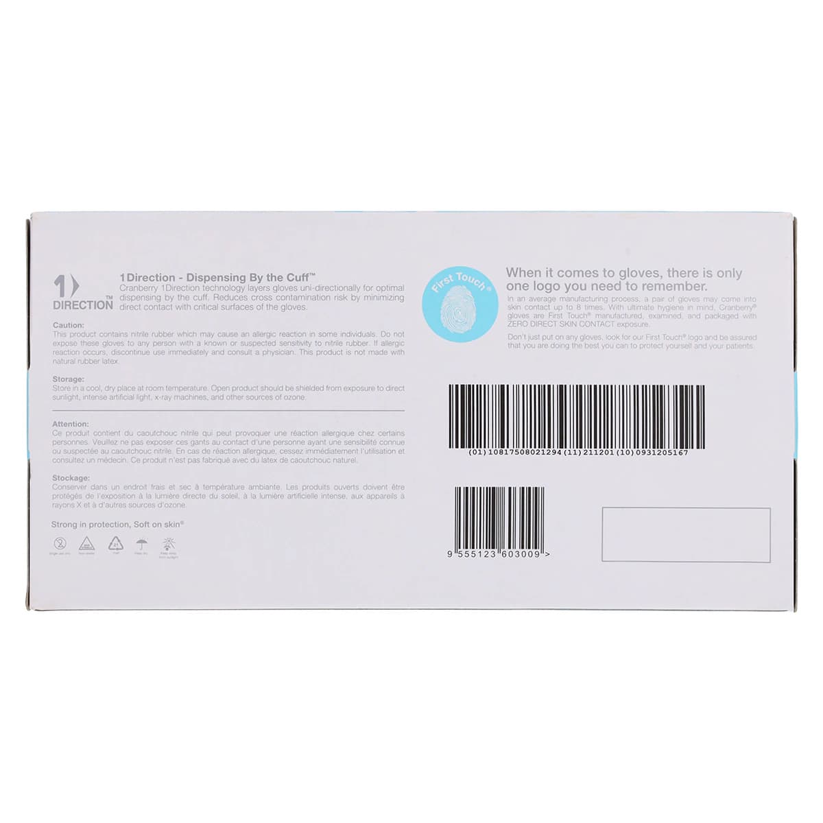 Cranberry Aqua Source® Nitrile Exam Gloves, Powder Free, Non-Sterile, Extra Small, Aqua, 200/Box, CR3445 thumbnail 10