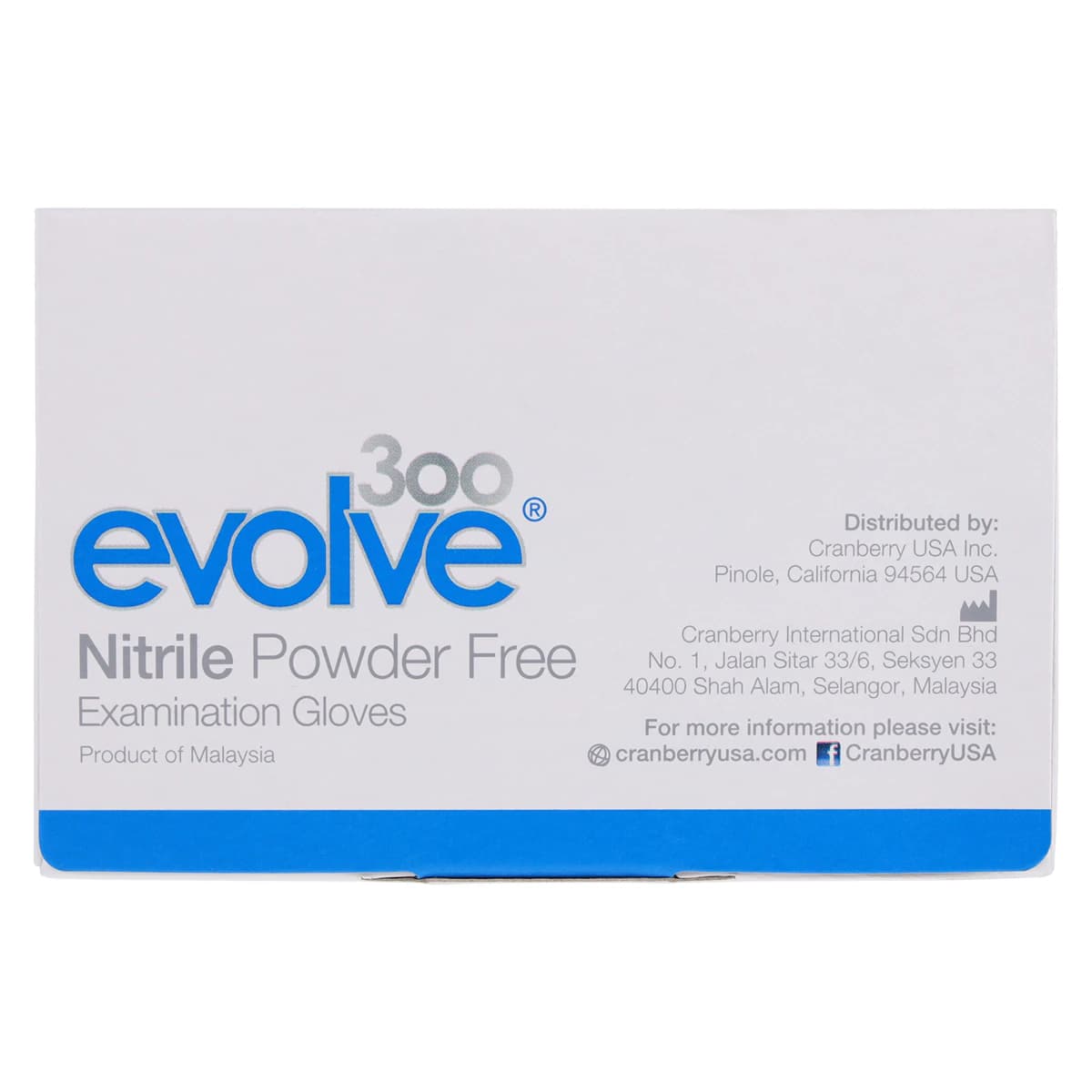 Cranberry Evolve 300 Nitrile Exam Gloves, Powder-Free, Non-Sterile, Small, Royal Blue, Textured Fingertips, 300/Box, CR3306 thumbnail 7