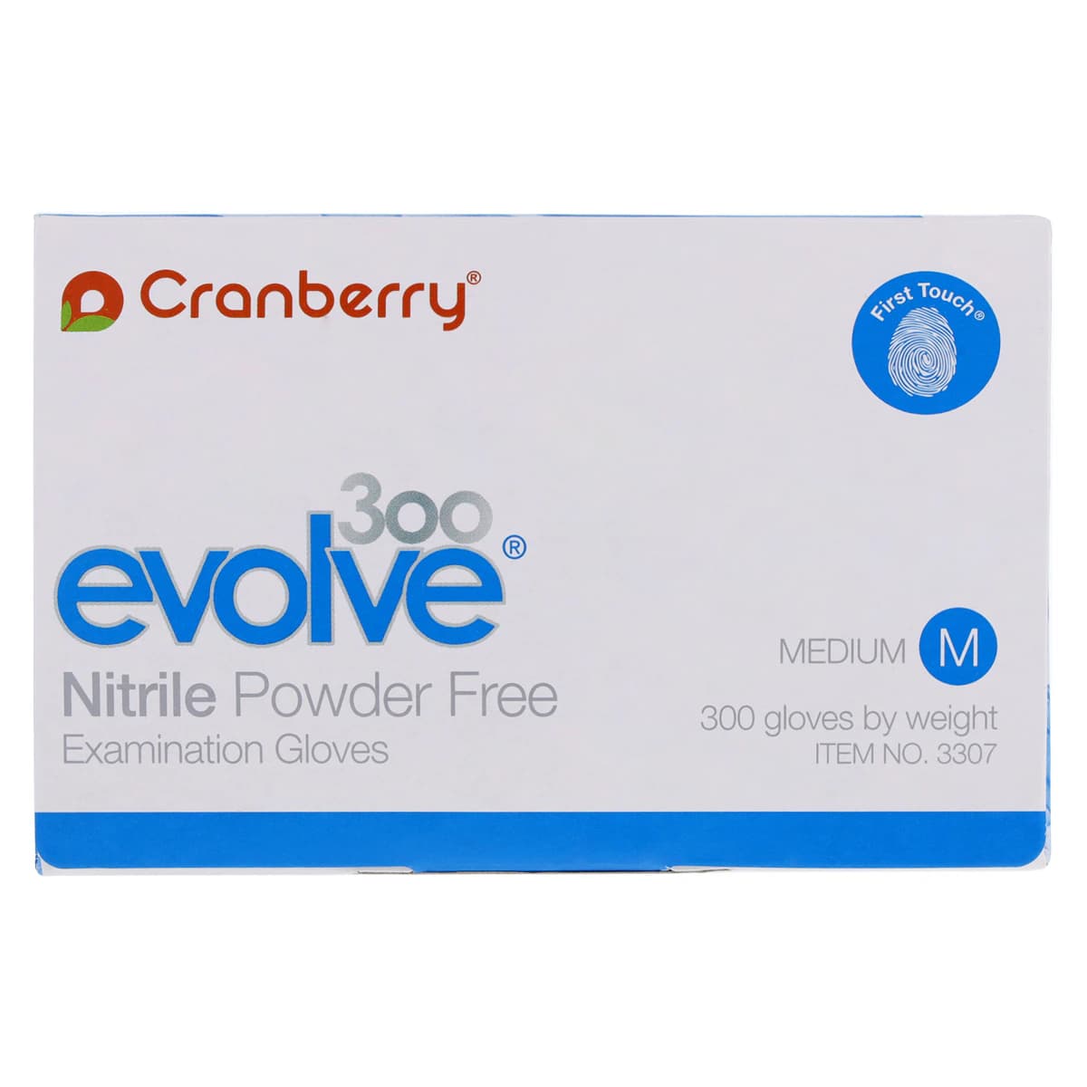 Cranberry Evolve 300 Nitrile Exam Gloves, Powder-Free, Non-Sterile, Medium, Royal Blue, Textured, 300/Box, CR3307 thumbnail 6