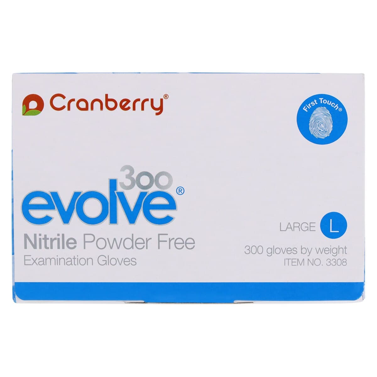 Cranberry Evolve 300 Nitrile Exam Gloves, Powder-Free, Non-Sterile, Large, Royal Blue, 300/Box, CR3308 thumbnail 6
