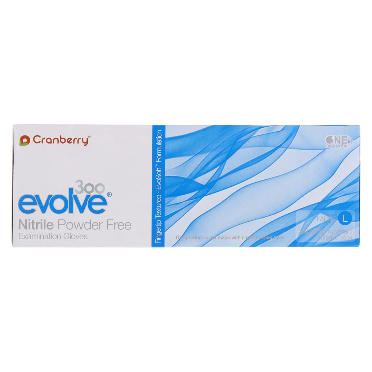 Cranberry Evolve 300 Nitrile Exam Gloves, Powder-Free, Non-Sterile, Large, Royal Blue, 300/Box, CR3308 thumbnail 8