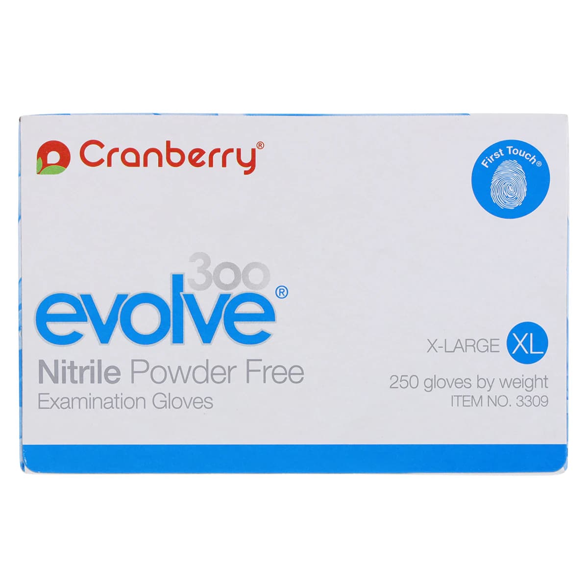 Cranberry Evolve 300 Nitrile Powder-Free Exam Gloves, X-Large, Royal Blue, 250/Box, CR3309 thumbnail 6
