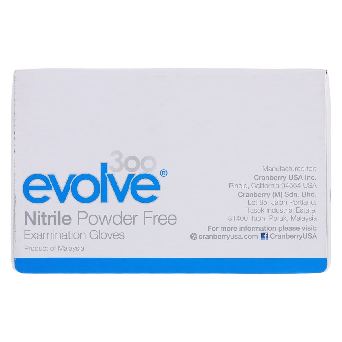 Cranberry Evolve 300 Nitrile Powder-Free Exam Gloves, X-Large, Royal Blue, 250/Box, CR3309 thumbnail 7