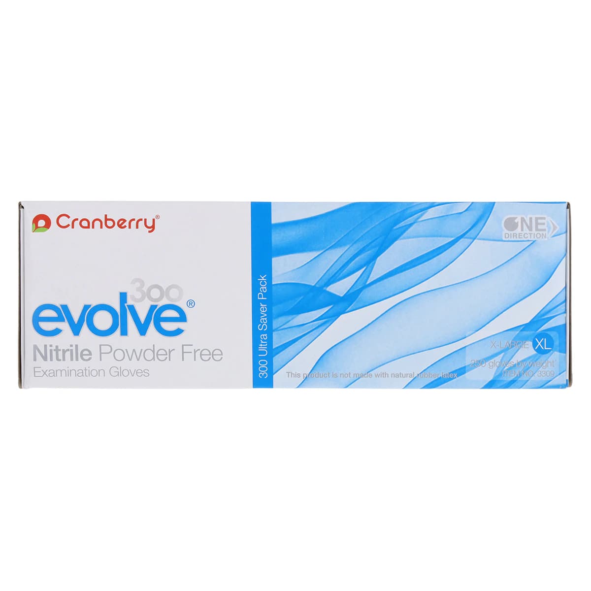 Cranberry Evolve 300 Nitrile Powder-Free Exam Gloves, X-Large, Royal Blue, 250/Box, CR3309 thumbnail 8