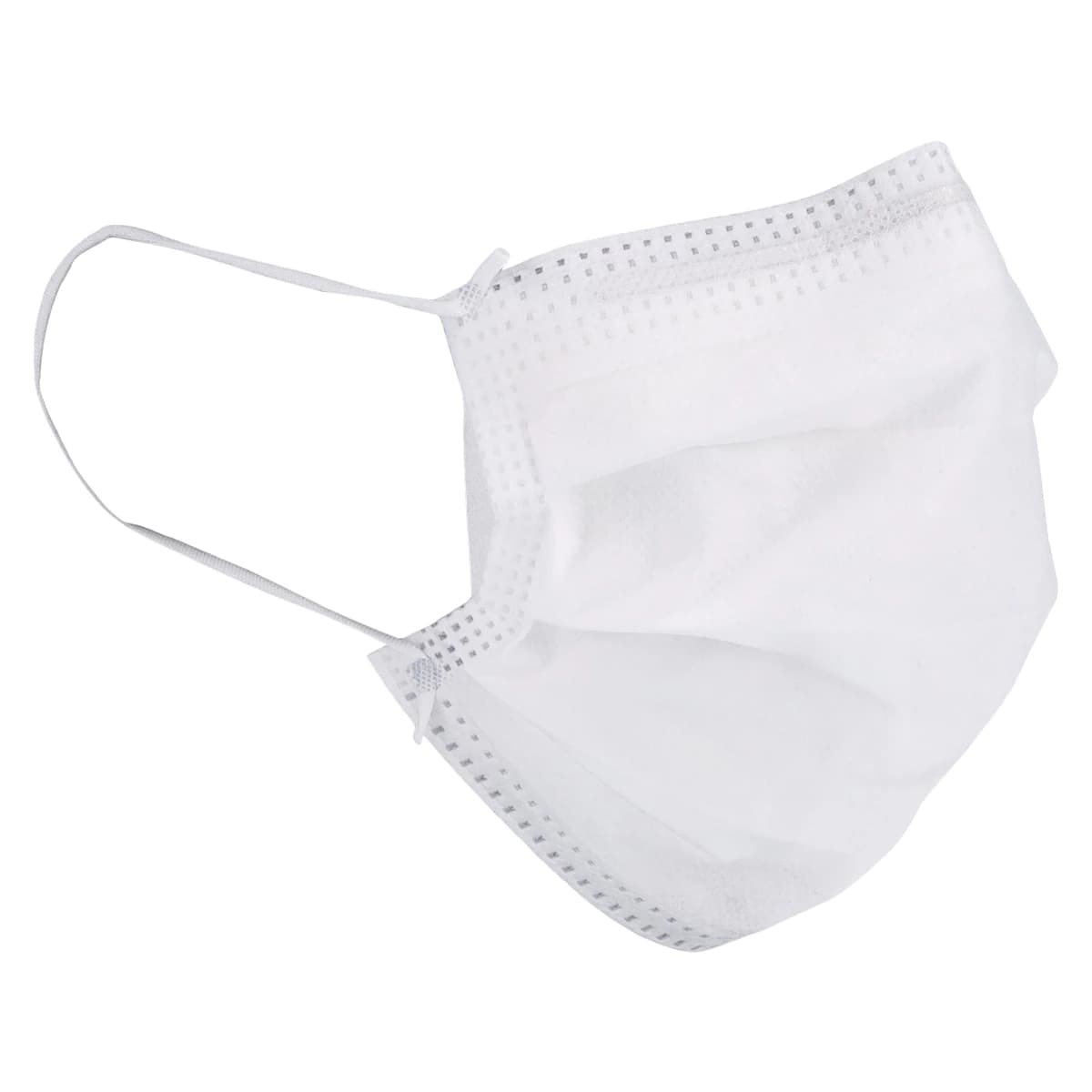 Medicom SafeMask Premier Procedure Face Mask, ASTM Level 1, Ear Loop, White, 50/Box, 2010 thumbnail 3