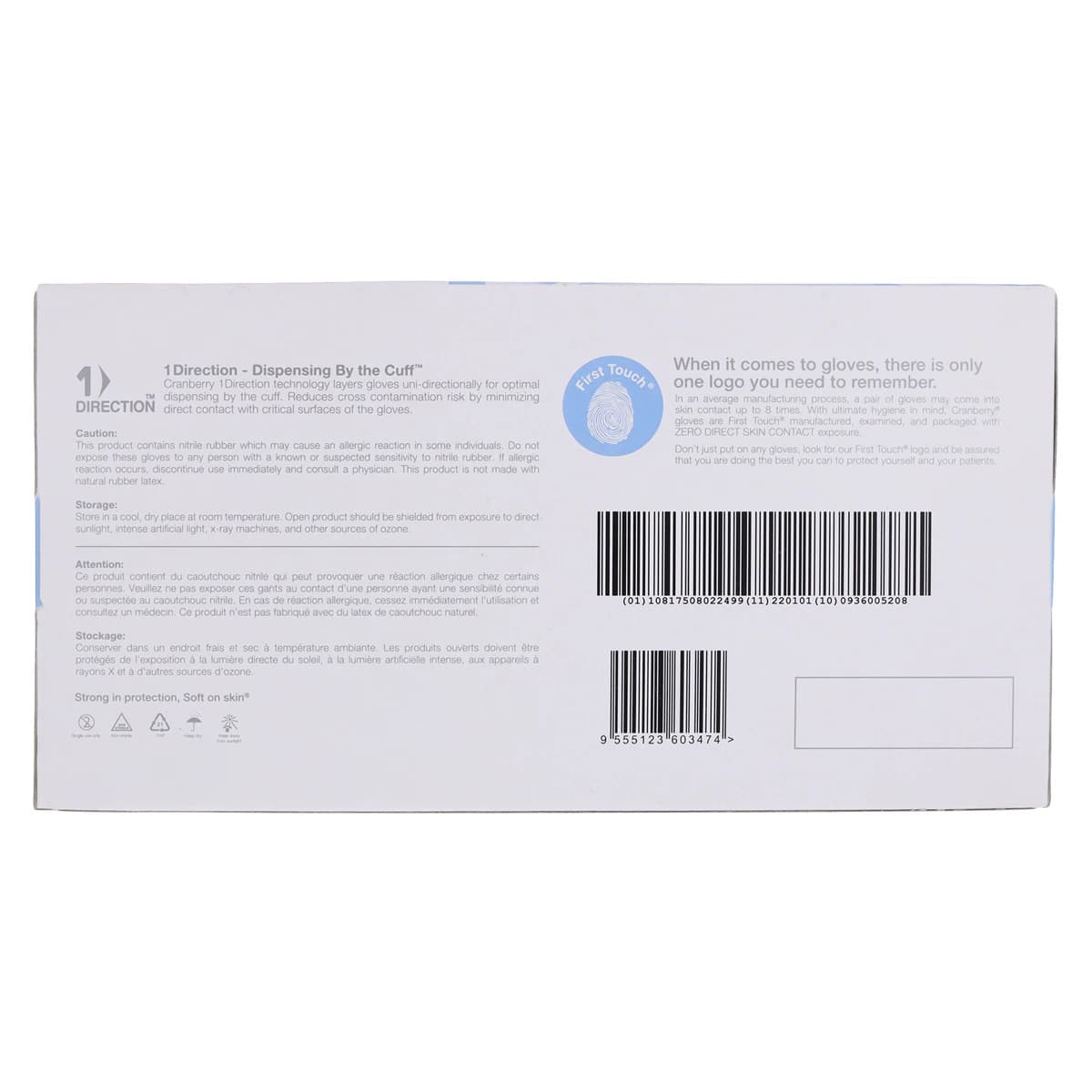 Crave Nitrile Examination Gloves, Powder-Free, Non-Sterile, Small, Light Blue, 200/Box, CR3556 thumbnail 9