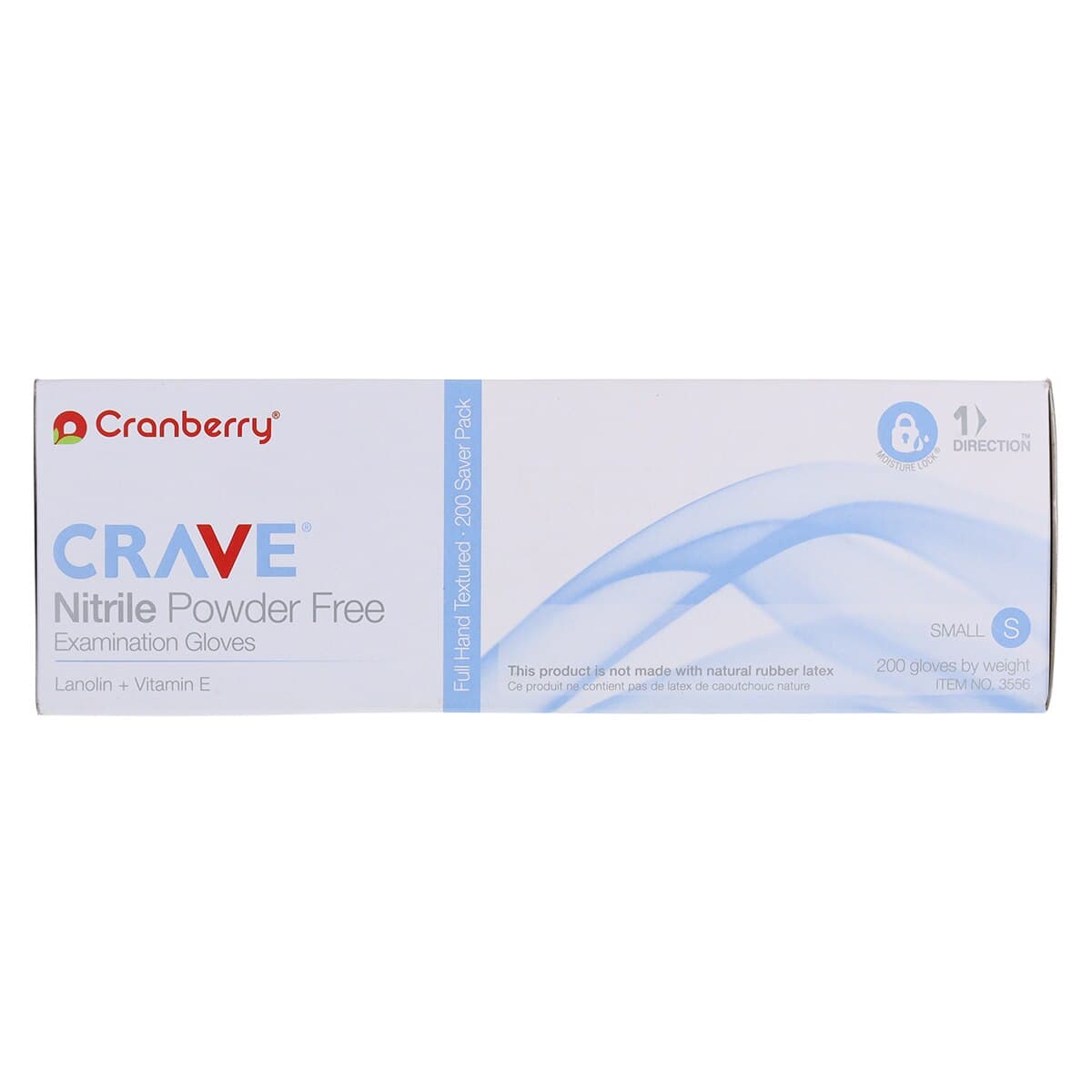 Crave Nitrile Examination Gloves, Powder-Free, Non-Sterile, Small, Light Blue, 200/Box, CR3556 thumbnail 7