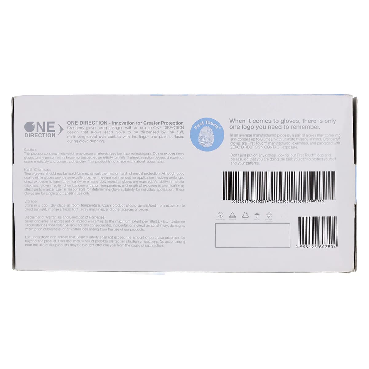 Crave Nitrile Exam Gloves, Powder Free, Non-Sterile, Extra Large, Blue, 200/Box, CR3559 thumbnail 9