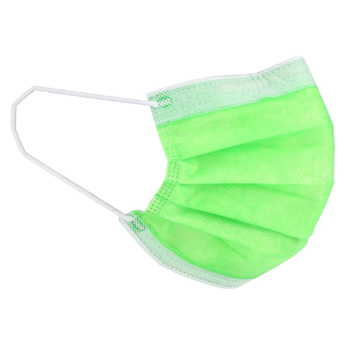 BeeSure Vibe Procedure Face Mask, ASTM Level 3, Dazzling Green, 50/Box, BE2510 thumbnail 4