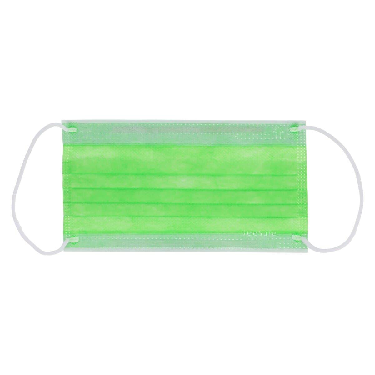 BeeSure Vibe Procedure Face Mask, ASTM Level 3, Dazzling Green, 50/Box, BE2510 thumbnail 6