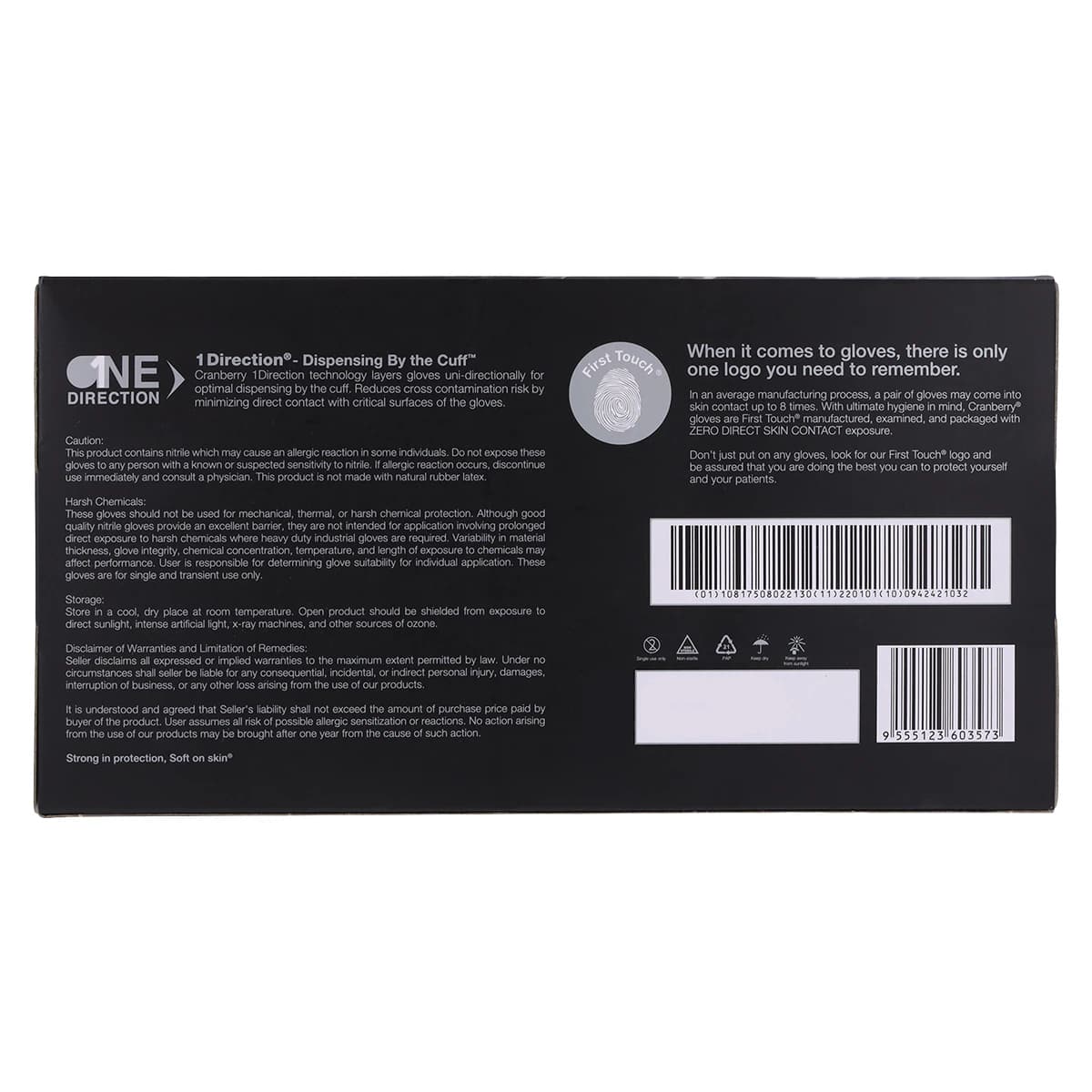 Cranberry Carbon Nitrile Exam Gloves, Powder Free, Non-Sterile, Medium, Black, 200/Box, CR3237 thumbnail 9