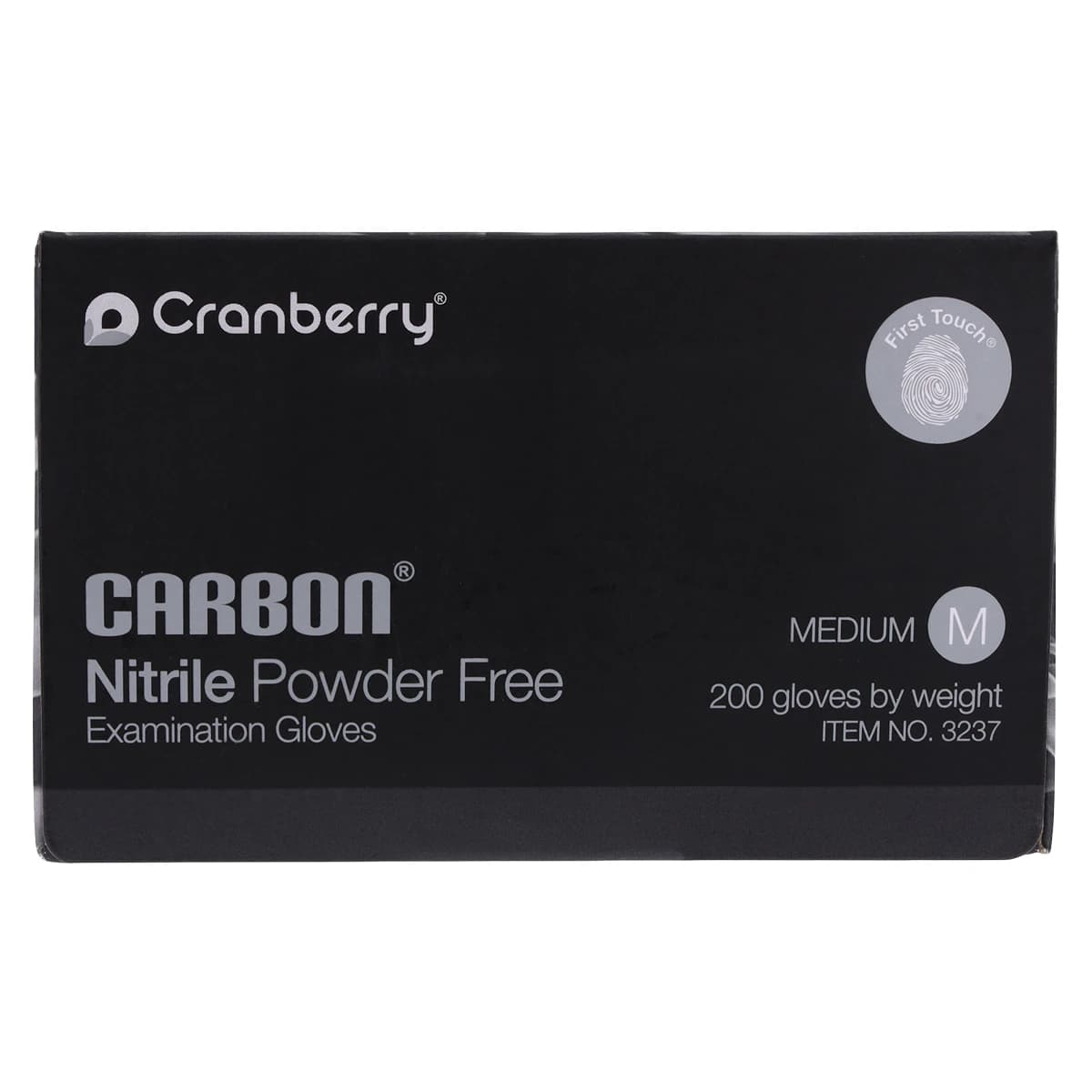 Cranberry Carbon Nitrile Exam Gloves, Powder Free, Non-Sterile, Medium, Black, 200/Box, CR3237 thumbnail 5