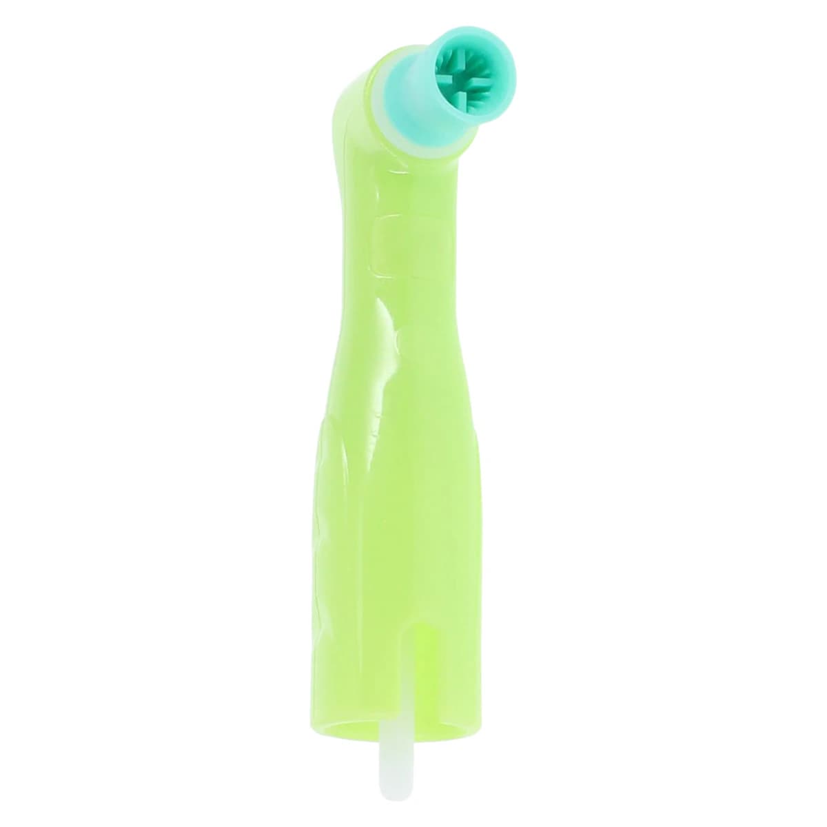 BeeSure Disposable Prophy Angle, 90° Right Angle, Soft Green Cup, Ribbed & Webbed, Latex-Free, 100/Box, BE602RA - Beesure® Soft Disposable Prophy Angles 100/Box - Image 1