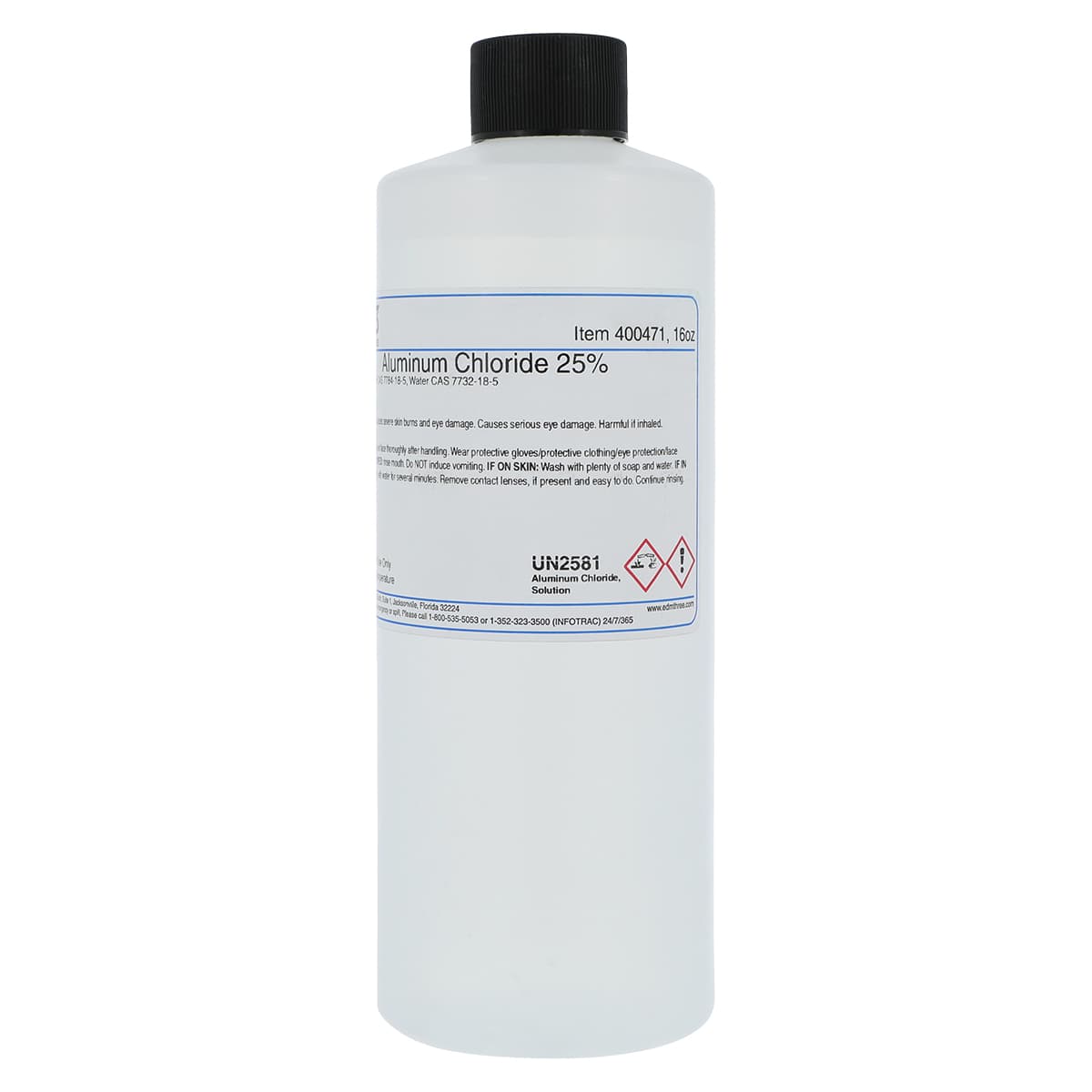 Aluminum Chloride 25% Reagent, 16 oz Bottle thumbnail 2