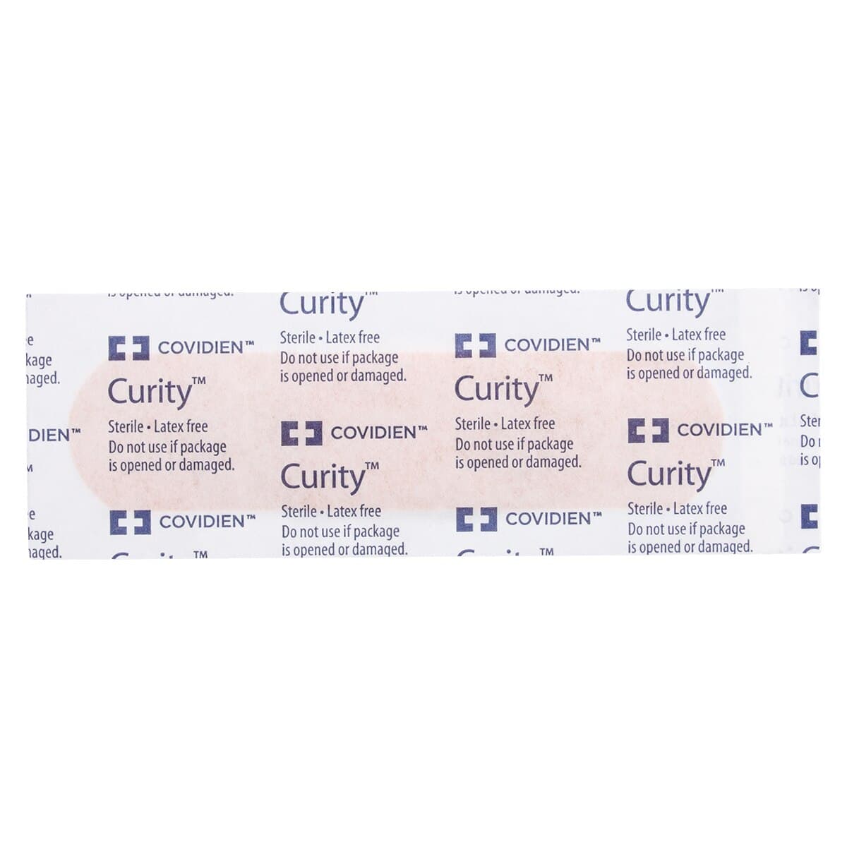Curity Plastic Adhesive Bandage, 3/4" x 3", Tan, Sterile, 50/Box thumbnail 3