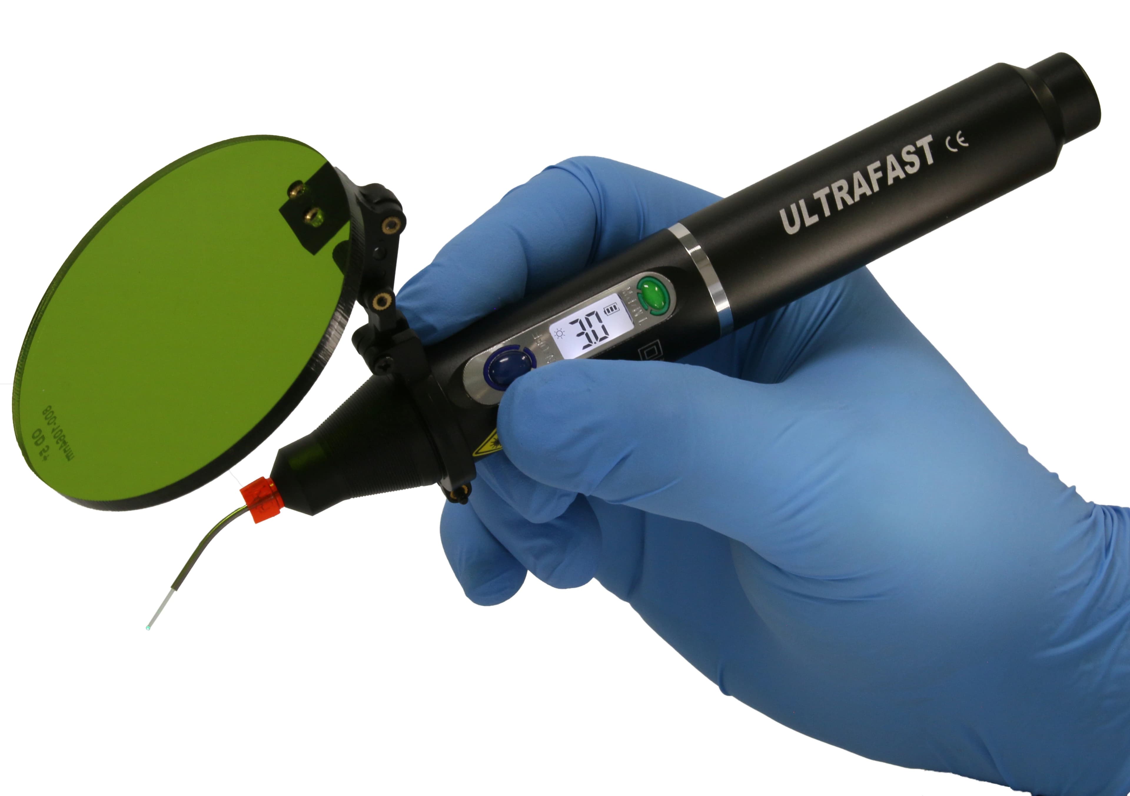 DentLight Ultrafast™ Wireless Diode Laser Kit, 3W Continuous / 5W Pulsed, 810nm, with Charging Stand, 5 Fiber Tips, Laser Shield, Goggles, and Accessories thumbnail 2