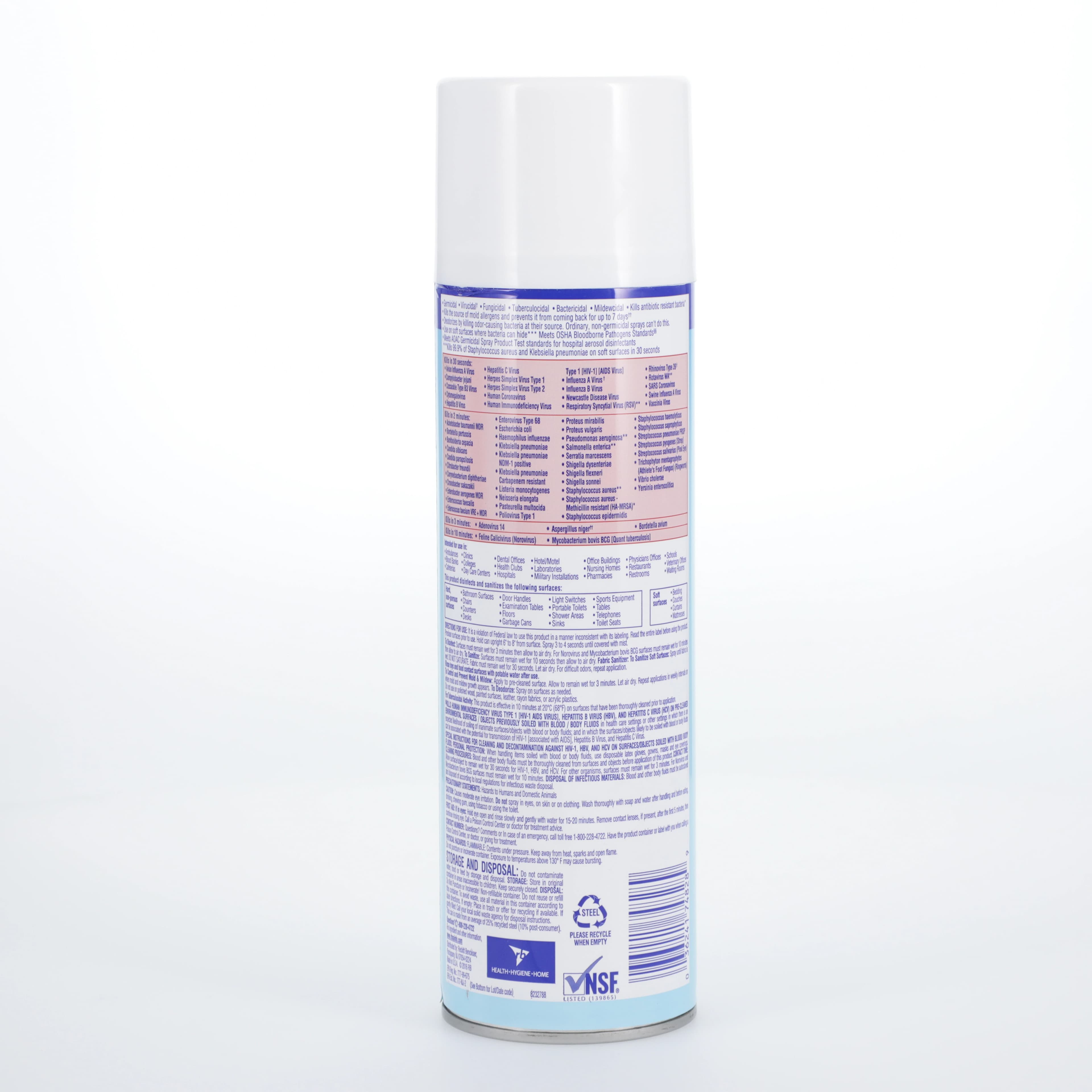 Lysol IC Spray Disinfectant, Crisp Linen Scent, 19 oz Bottle thumbnail 2