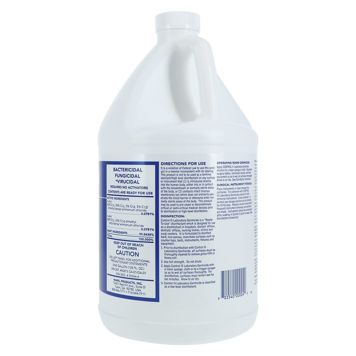 Control III Germicidal Solution, 1 Gallon, Maril Products thumbnail 3