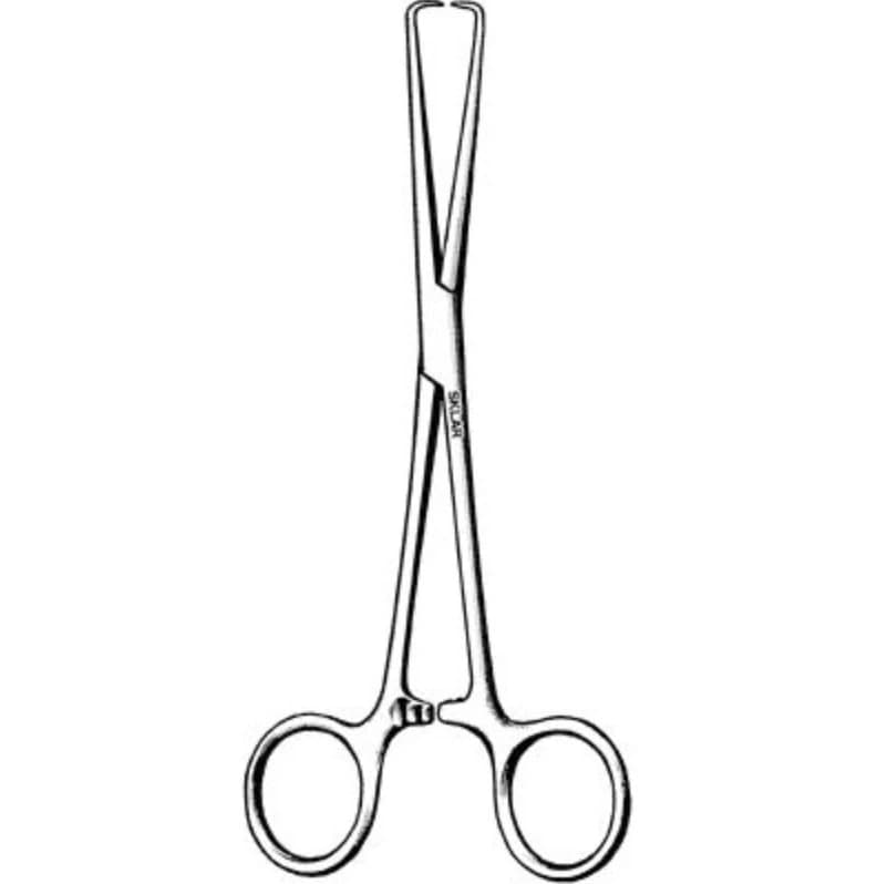 Sklar Barrett Tenaculum Forceps, Straight, 6-1/2", Stainless Steel - Barrett Tenaculum Forcep - Image 1