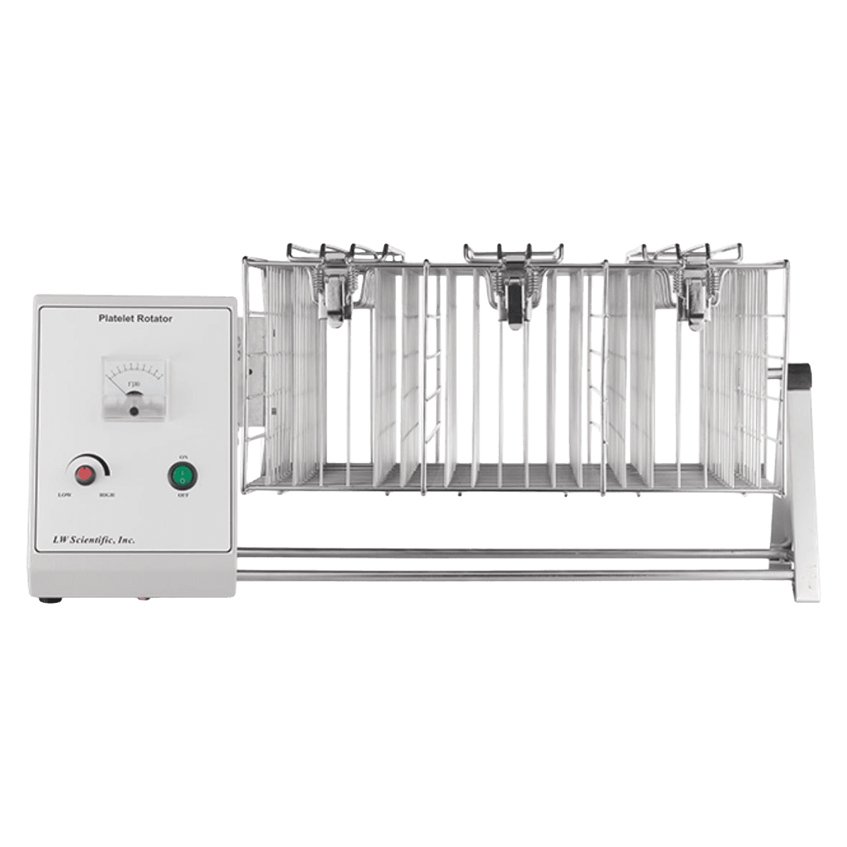 LW Scientific Platelet Rotator, 36-Place with Tachometer, 3 Baskets, 0-9 RPM, 110V/60Hz - Rotator Platelet - Image 1