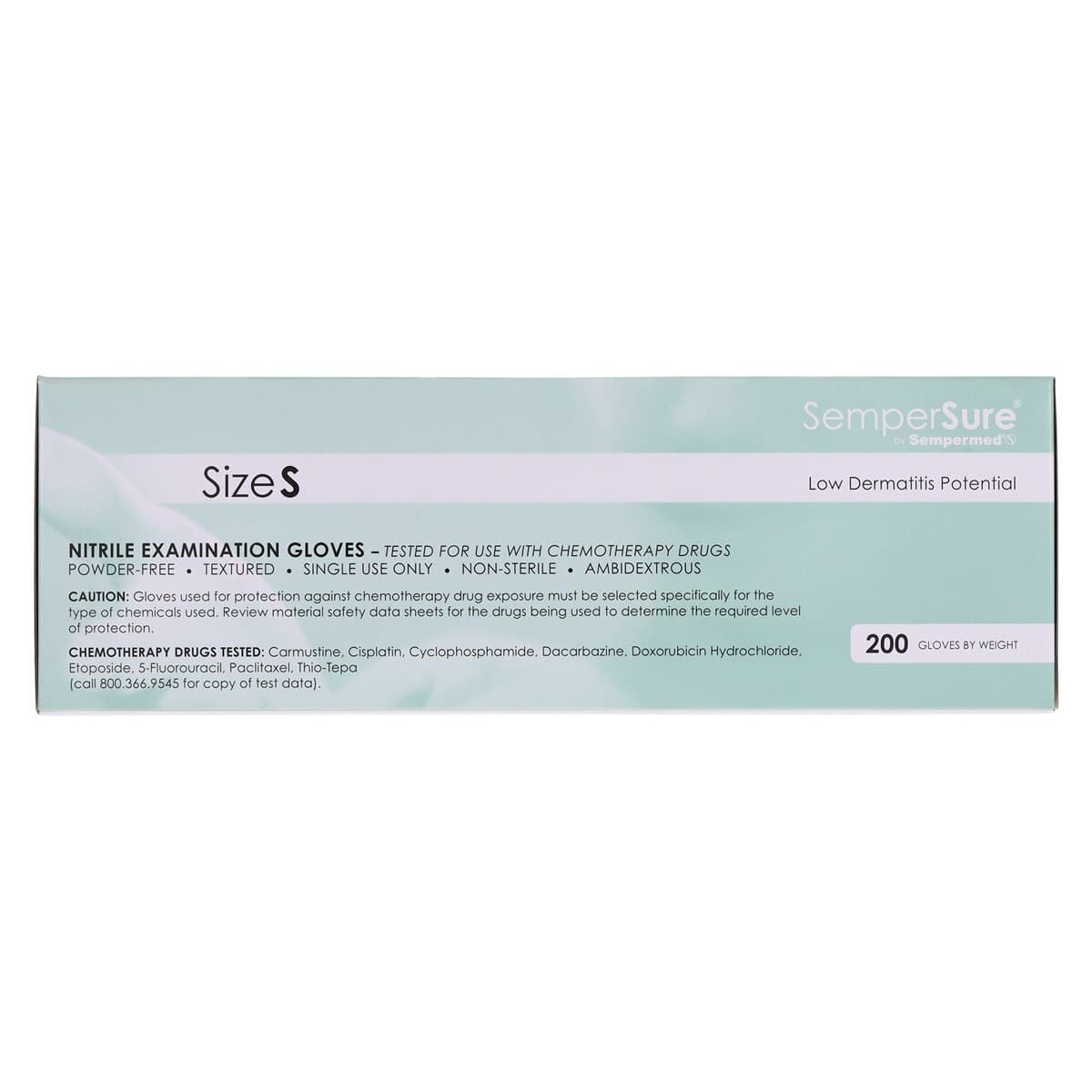 SemperSure Tender Touch Nitrile Exam Gloves, Powder Free, Non-Sterile, Small, Purple, 200/Box thumbnail 5