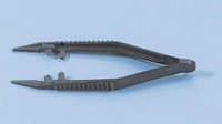 Busse Hospital Disposable Posi-Grip Thumb Forcep, Straight, 4", Plastic, Non-Sterile, 200/Case - Posi Grip Thumb Forcep - Image 1