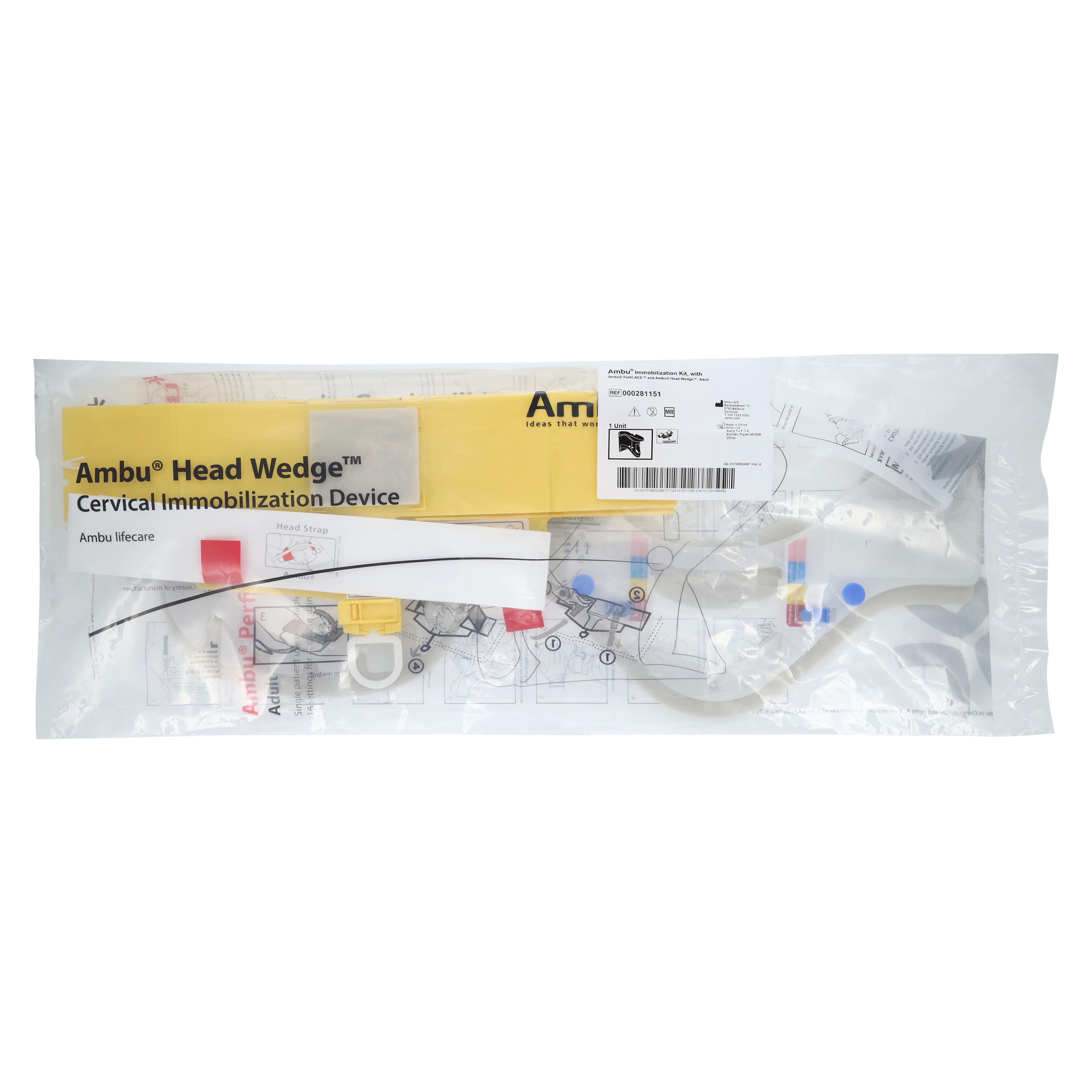 Ambu Perfit ACE Extrication Collar with Head Wedge, One Size, Adult thumbnail 7