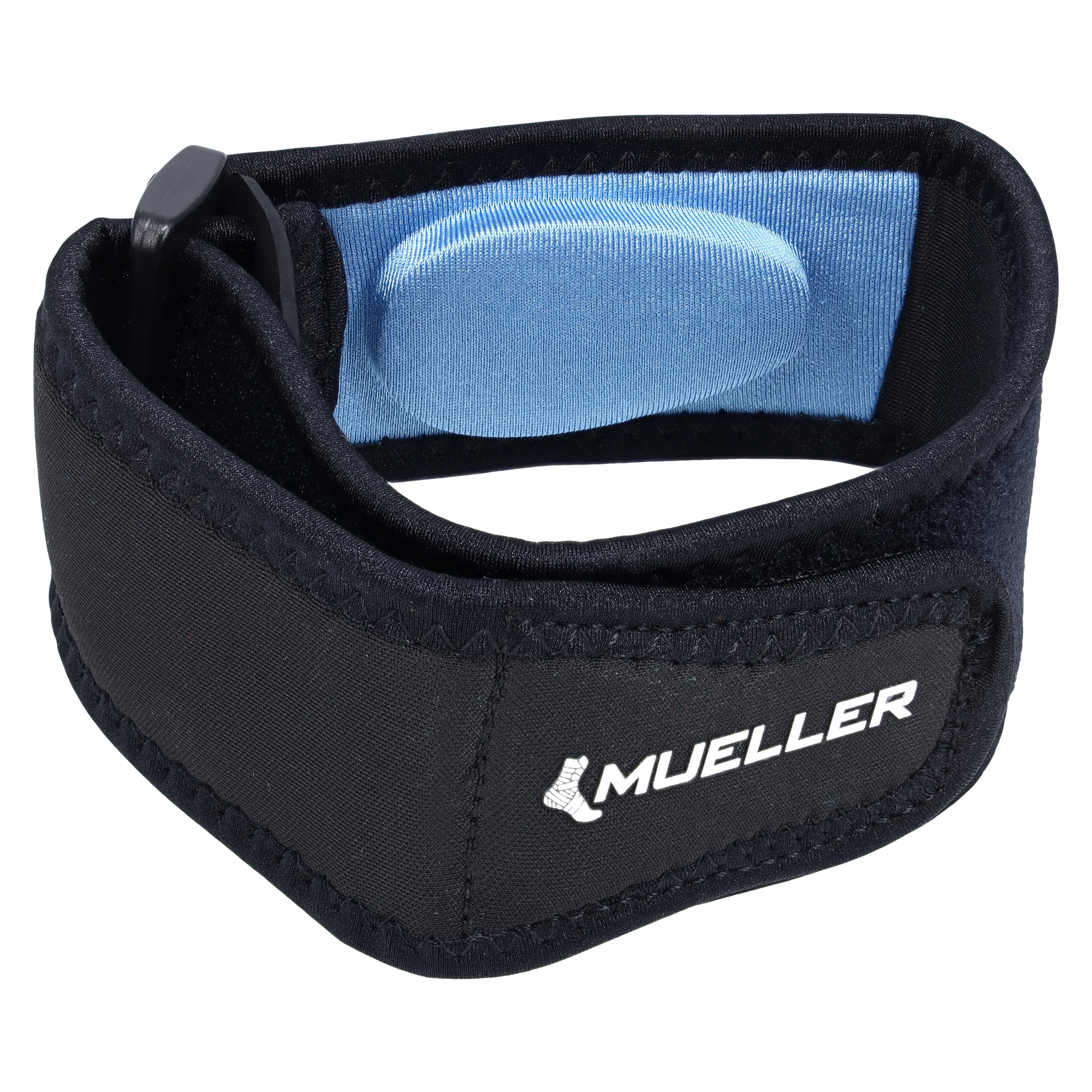 Mueller Sports Medicine Soft Support Tennis Elbow Brace with Gel Pad, One Size, Black thumbnail 2