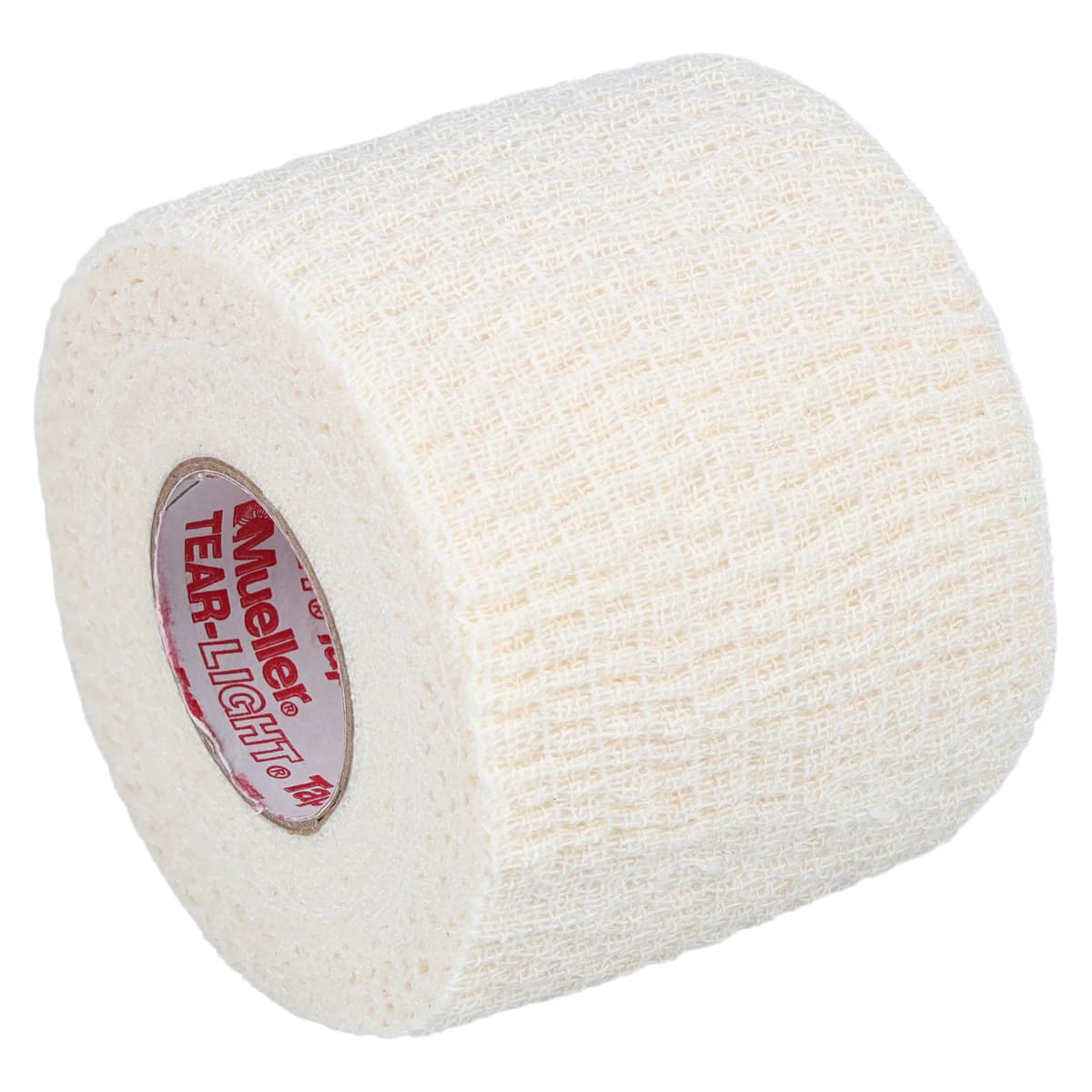 Mueller Tear-Light Elastic Athletic Tape, 2" x 7.5 yd, White, Non-Sterile, Latex-Free, 24/Case - Tape Tear-Light Elastic - Image 1