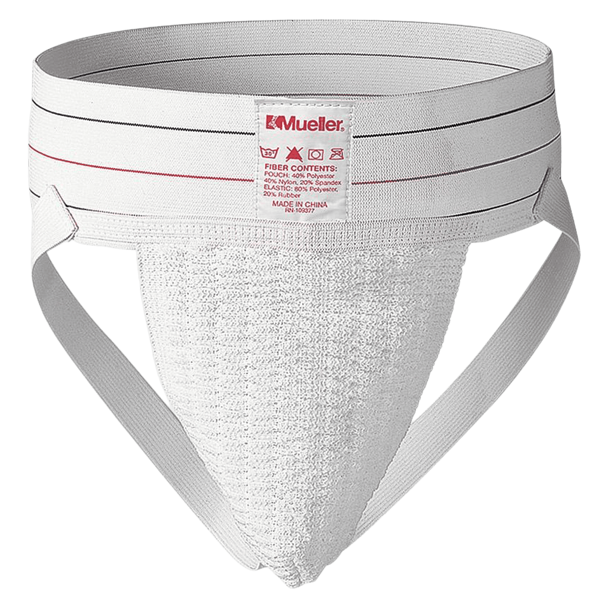 Mueller Sports Medicine Athletic Supporter, Adult 2X-Large, White, 42-48" Waist - Athletic Supporter Adult White - Image 1