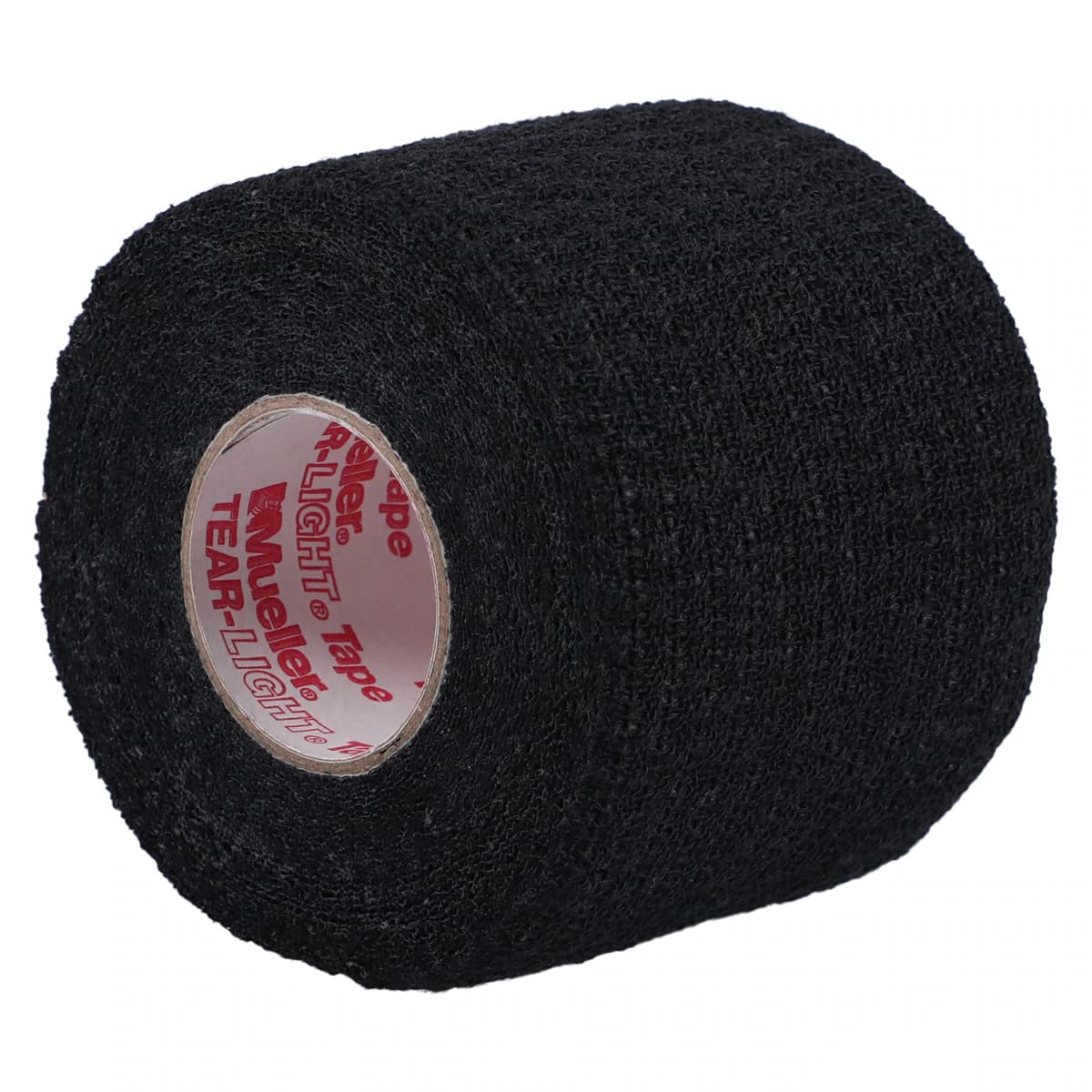 Mueller Tear-Light Elastic Athletic Tape, 2" x 7.5 yd, Black, Non-Sterile, Latex-Free, 24/Case - Tear-Light Elastic Bk - Image 1
