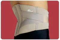 Thermoskin Support Lumbar Back Support with Straps, Beige, Medium - Support Back w/Straps Beige - Image 1