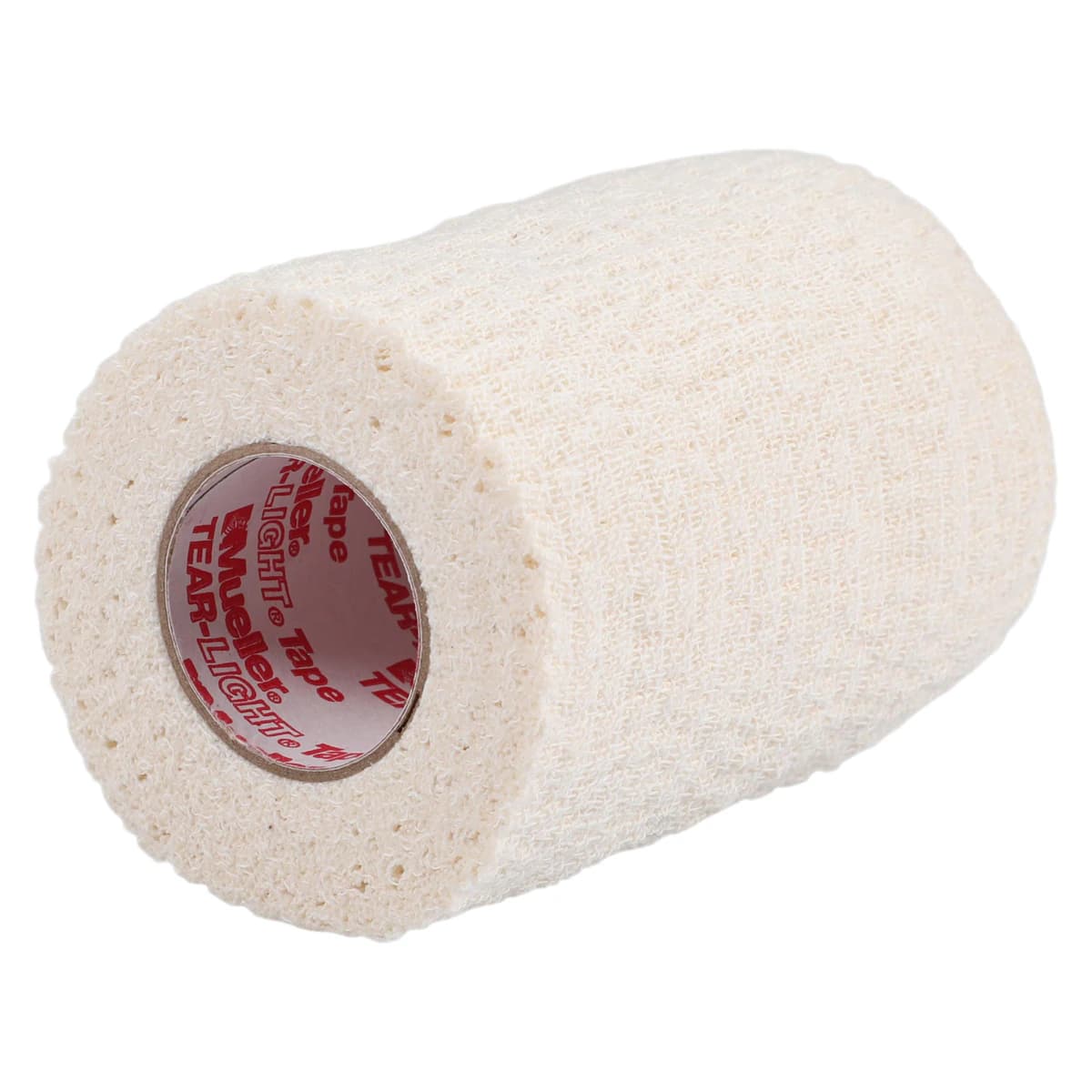 Mueller Sports Medicine Tear-Light Elastic Athletic Tape, 3" x 5 yd, White, Non-Sterile, Latex-Free, 16/Case - Tape Tear-Light Elastic - Image 1