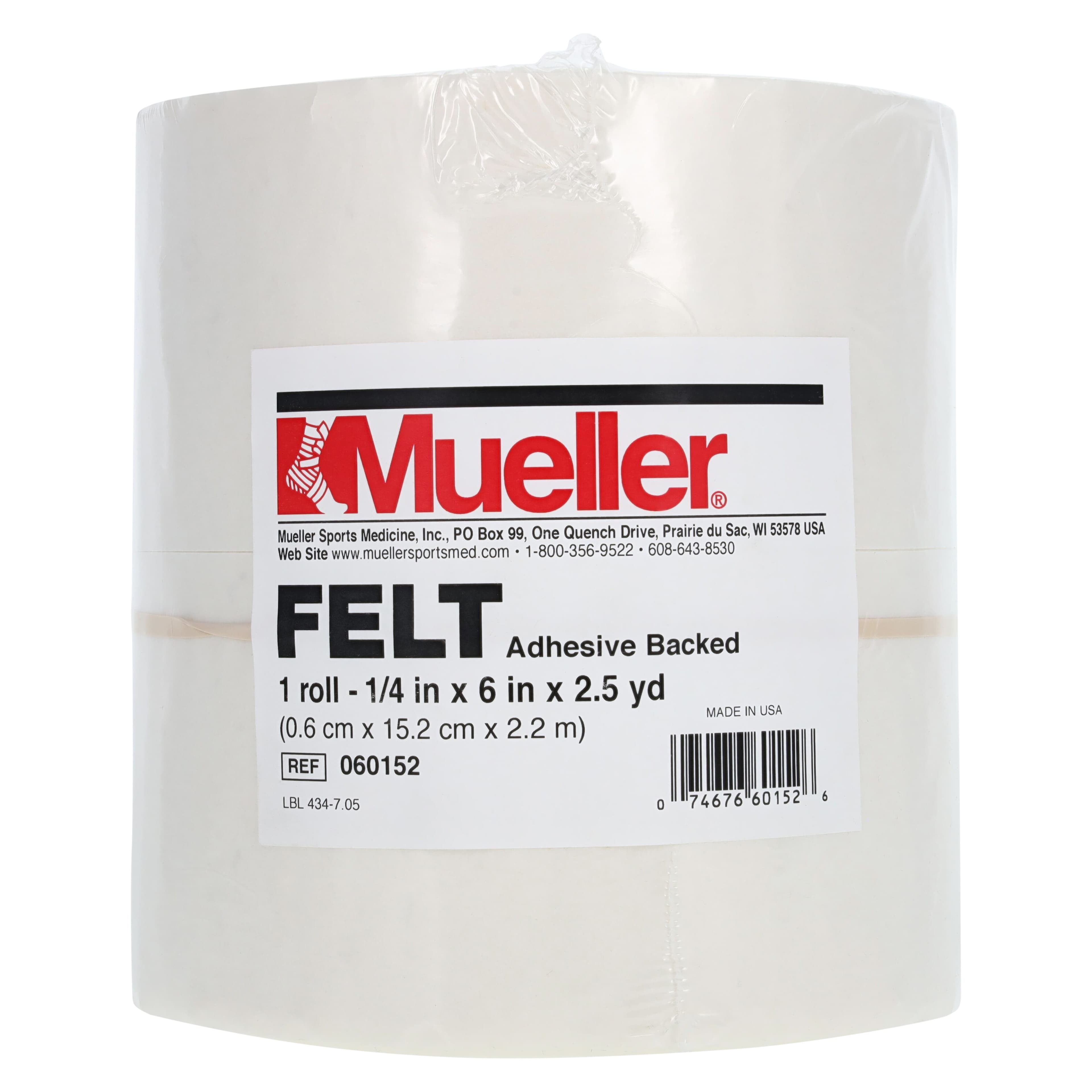Mueller Sports Medicine Orthopedic Pad Felt, Adhesive Backed Roll, 6" x 2.5 yd thumbnail 2