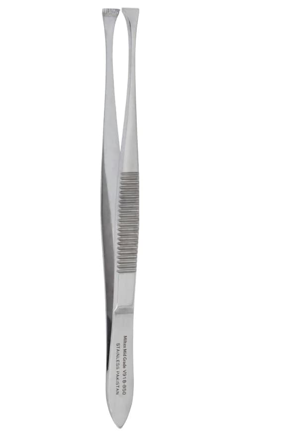 Vantage Graefe Tissue Fixation Forceps, 4-3/8" Stainless Steel, Autoclavable, Each - Graefe Tissue Forceps 4 3 - Image 1