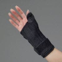 DeRoyal Wrist/Forearm Splint, Adult, Aluminum/Foam, Large, Left - Splint Wrist/forearm - Image 1
