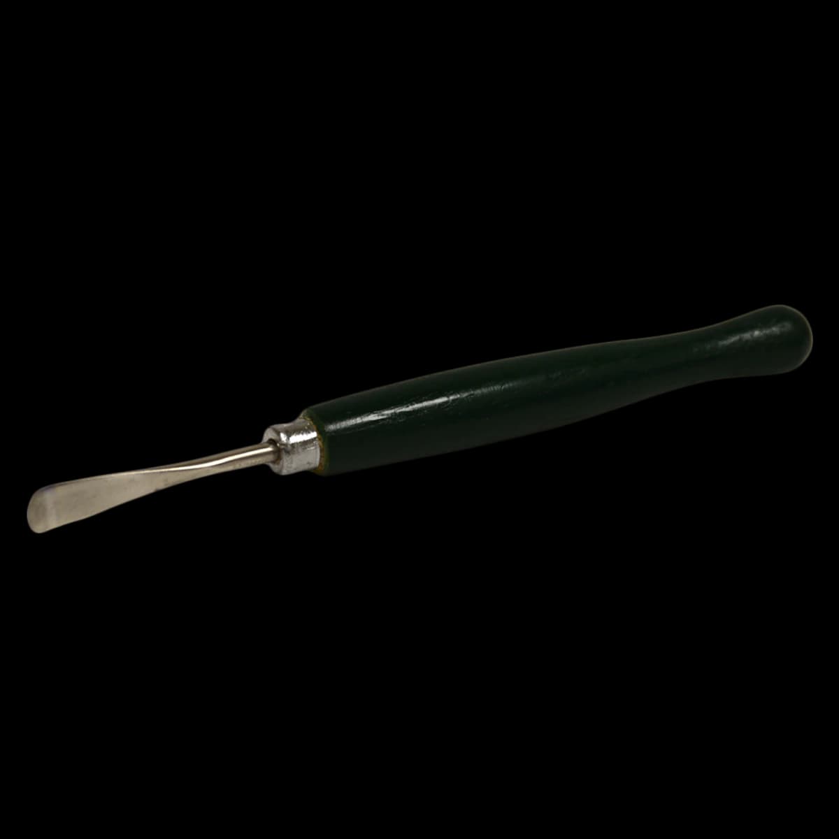 Buffalo Dental No. 3 Kingsley Scraper, Wooden Handle, Curved Spoon-Style End, 77420 - Kingsley Scraper, No. 3, 77420 - Image 1