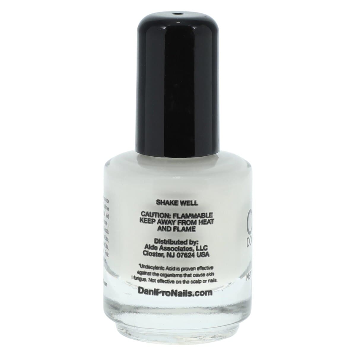 DaniPro Infused Nail Polish, Undecylenic Acid, White, 0.5 oz thumbnail 2