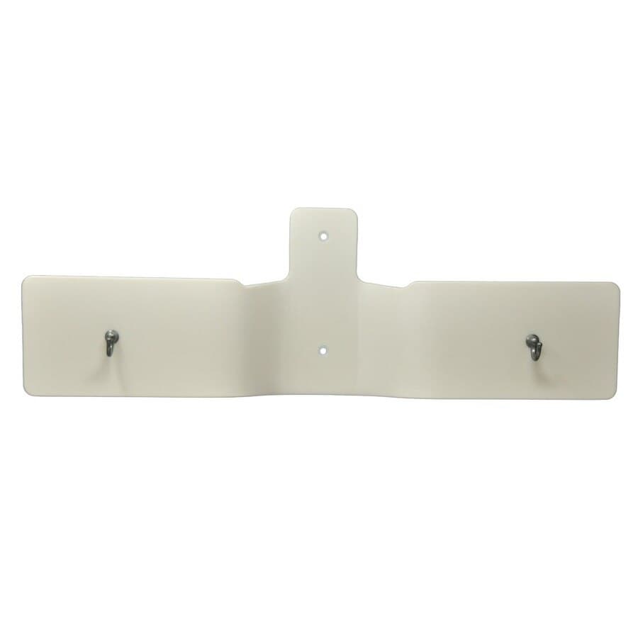 wallShoulders 2120 X-ray Apron Hanger, Glacier White, Grommet or Loop Style, WS2120W - wallShoulders 2120 X-ray Apron Hanger - Image 1
