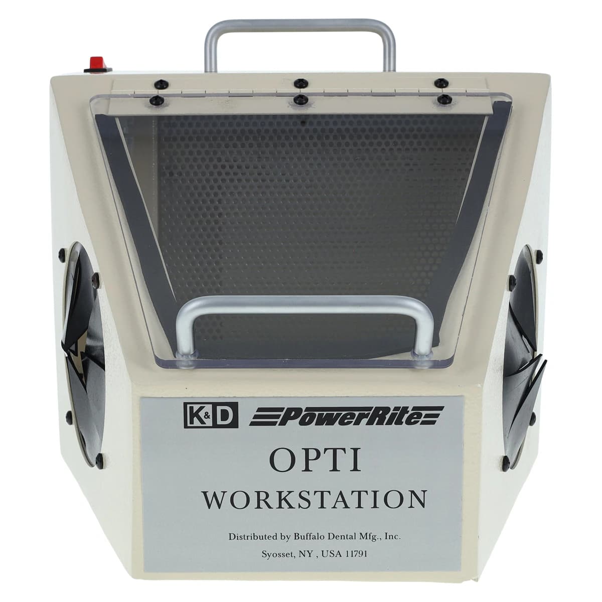 Buffalo Dental Opti Workstation with Suction and Light, 120V AC, 11"W x 12"D x 8.5"H, Model 36560 thumbnail 4