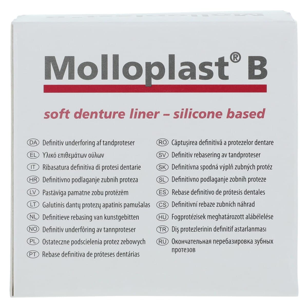 Molloplast-B Soft Reline Material, Heat-Cured Silicone, 170 g Jar, 62310 thumbnail 7